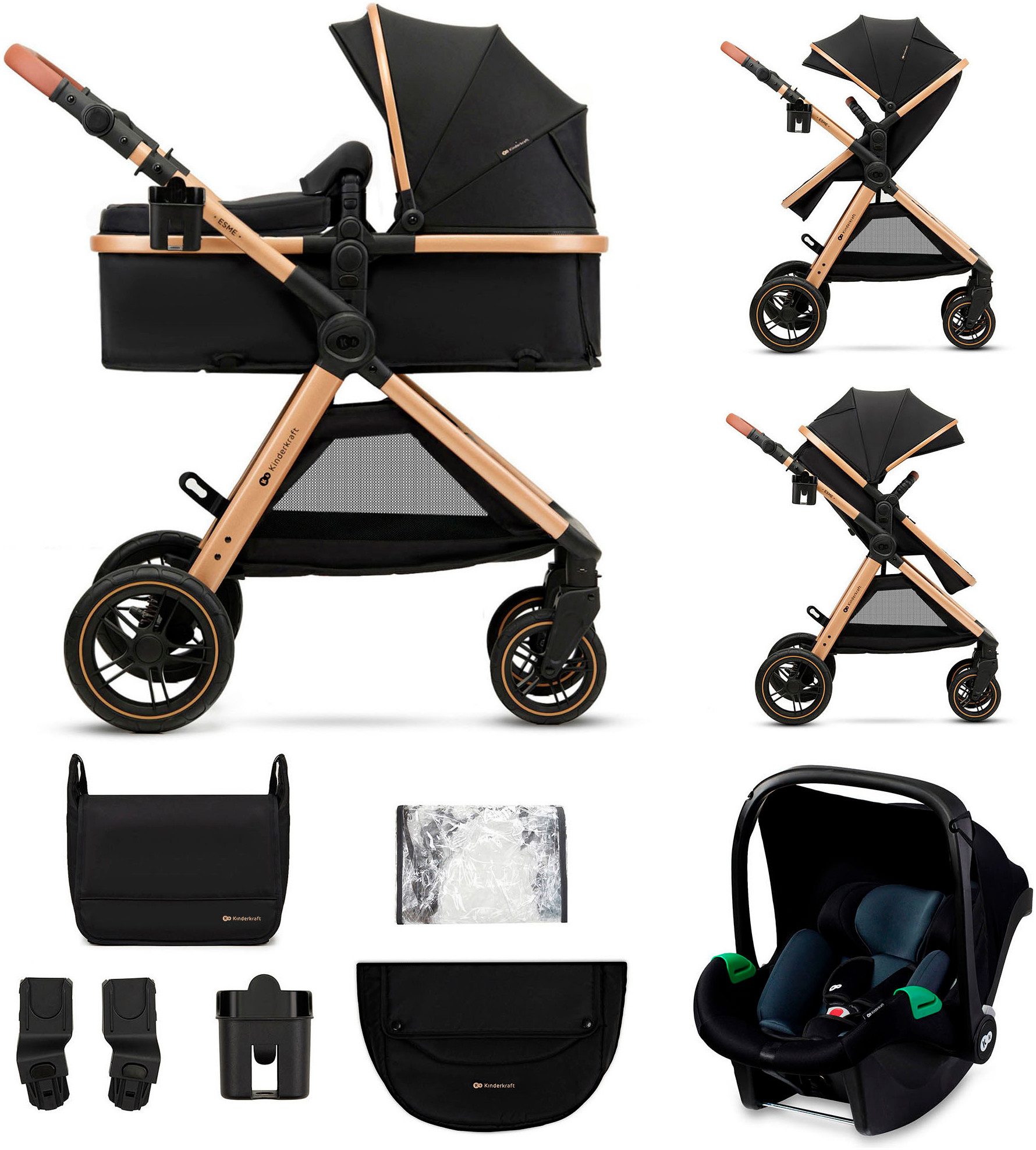 Kombi-Kinderwagen ESME 3IN1