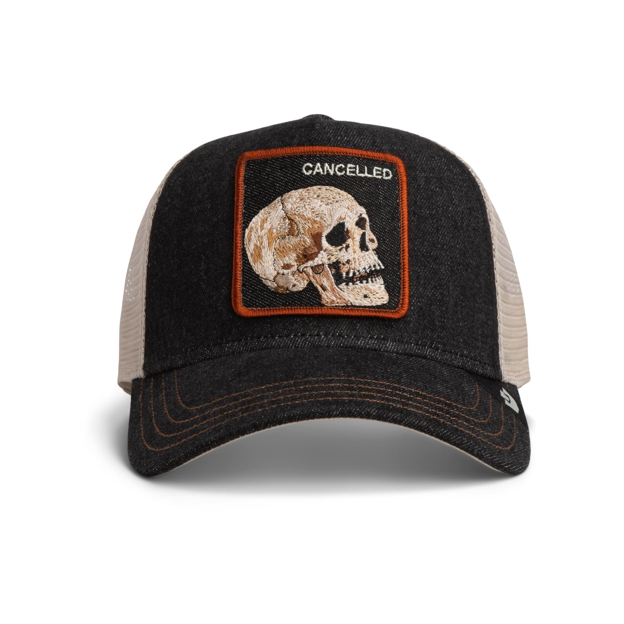 Trucker Cap Goorin Bros. Denim Skull Trucker Cap Dark Denim