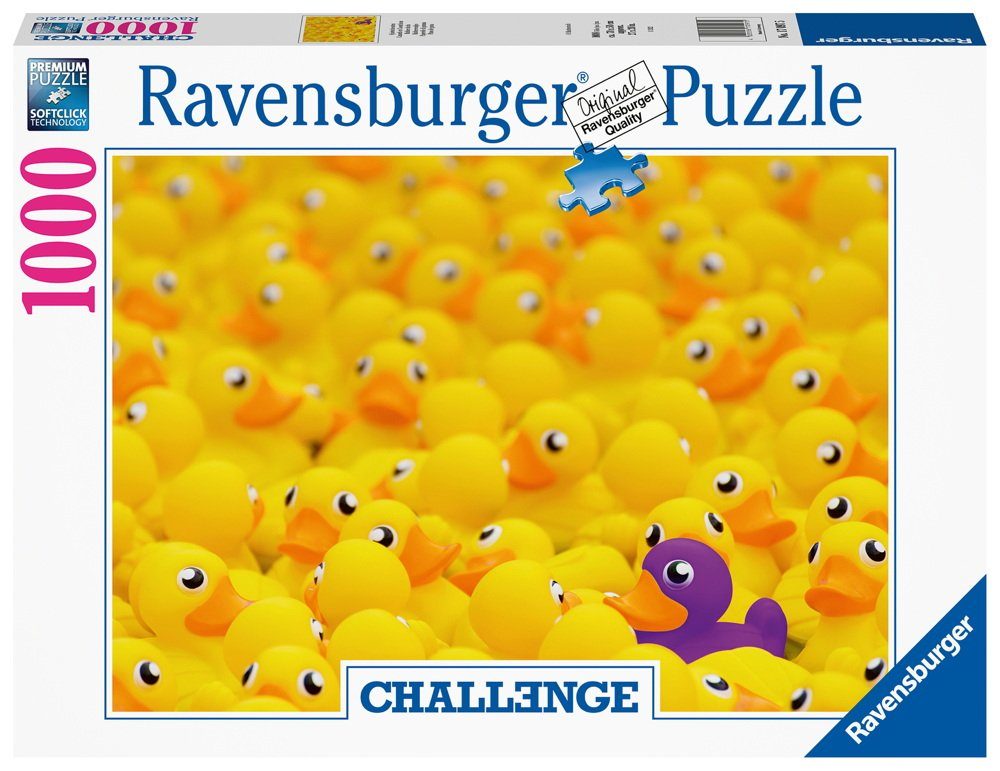 Puzzle 1000 Teile Ravensburger Puzzle Challenge Quietscheenten 17097