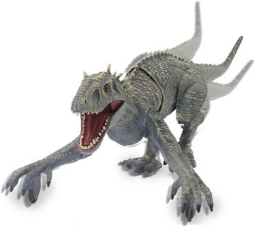 Jamara RC-Tier Dinosaurier Exoraptor, Li-Ion 3,7V, 2,4GHz, grau, mit Licht und Sound