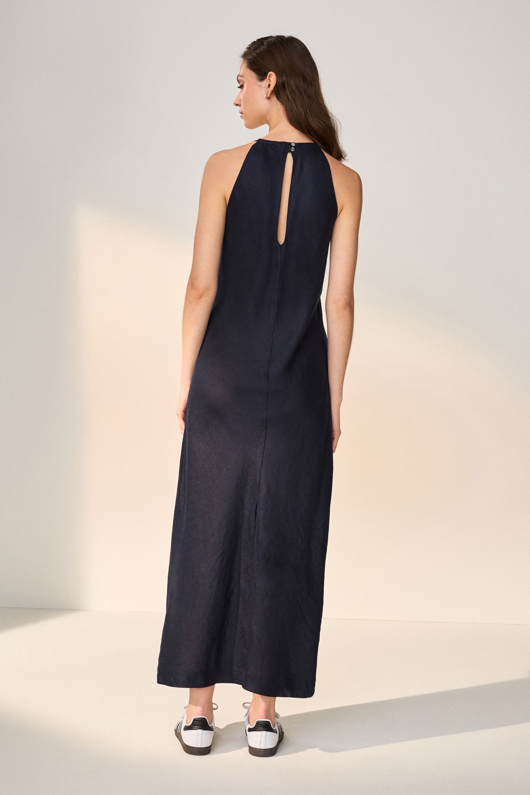 Next Midikleid Premium-Midikleid aus 100 % Leinen günstig online kaufen