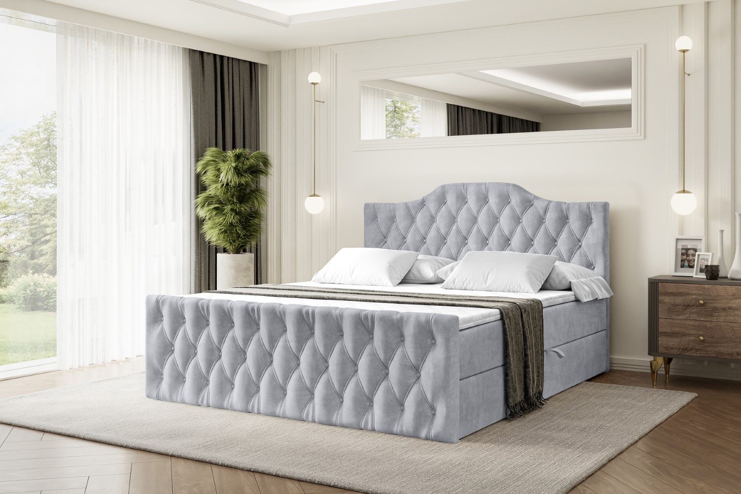 ALTDECOR Boxbett VILA-1-Z (Multipocket-Matratze H4, H3 günstig online kaufen