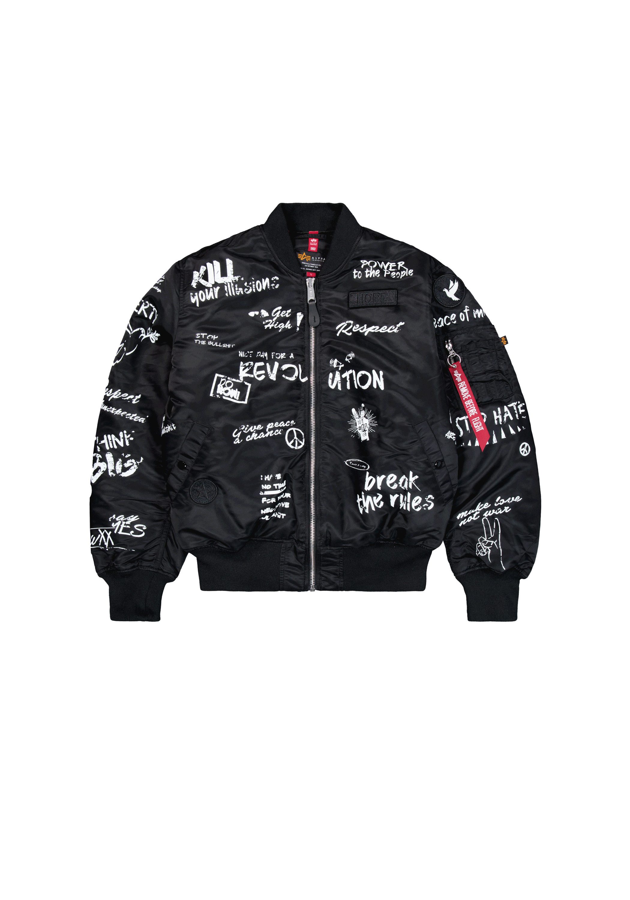 Bomberjacke MA-1 Peace Bomberjacke