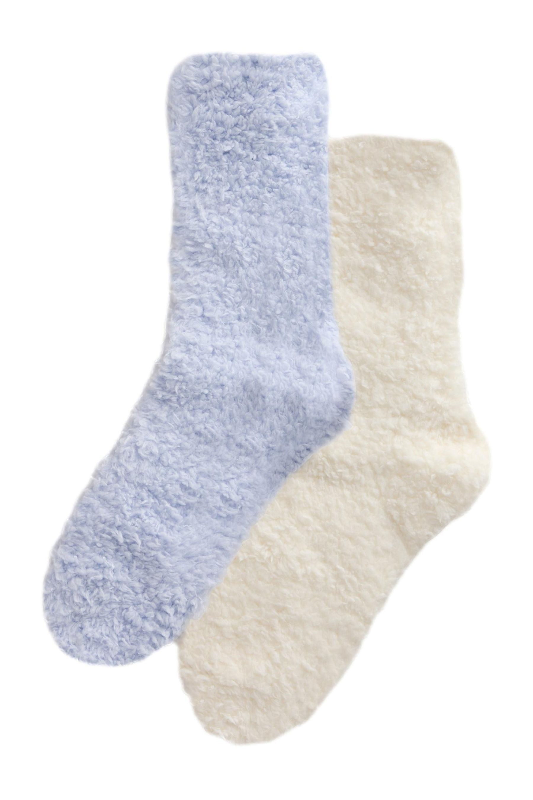 Next Kuschelsocken Kuschelige Fleece-Socken, 2er-Pack (2-Paar)