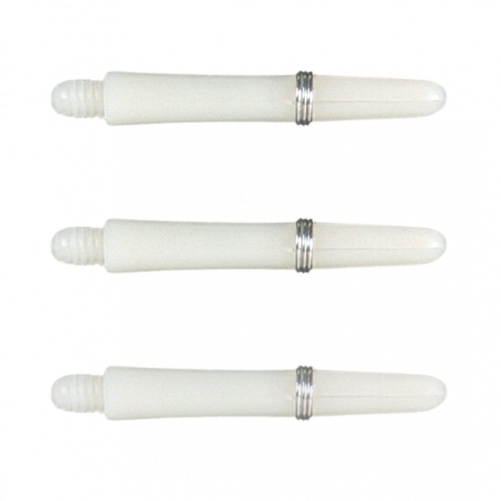 Karella Dartscheibe Karella Shaft Set Nylon + Ring kurz weiß für Darts., (Set, Karella Shaft (Set) Nylon + Ring short weiß), Leichtes Nylon für optimale Leistung