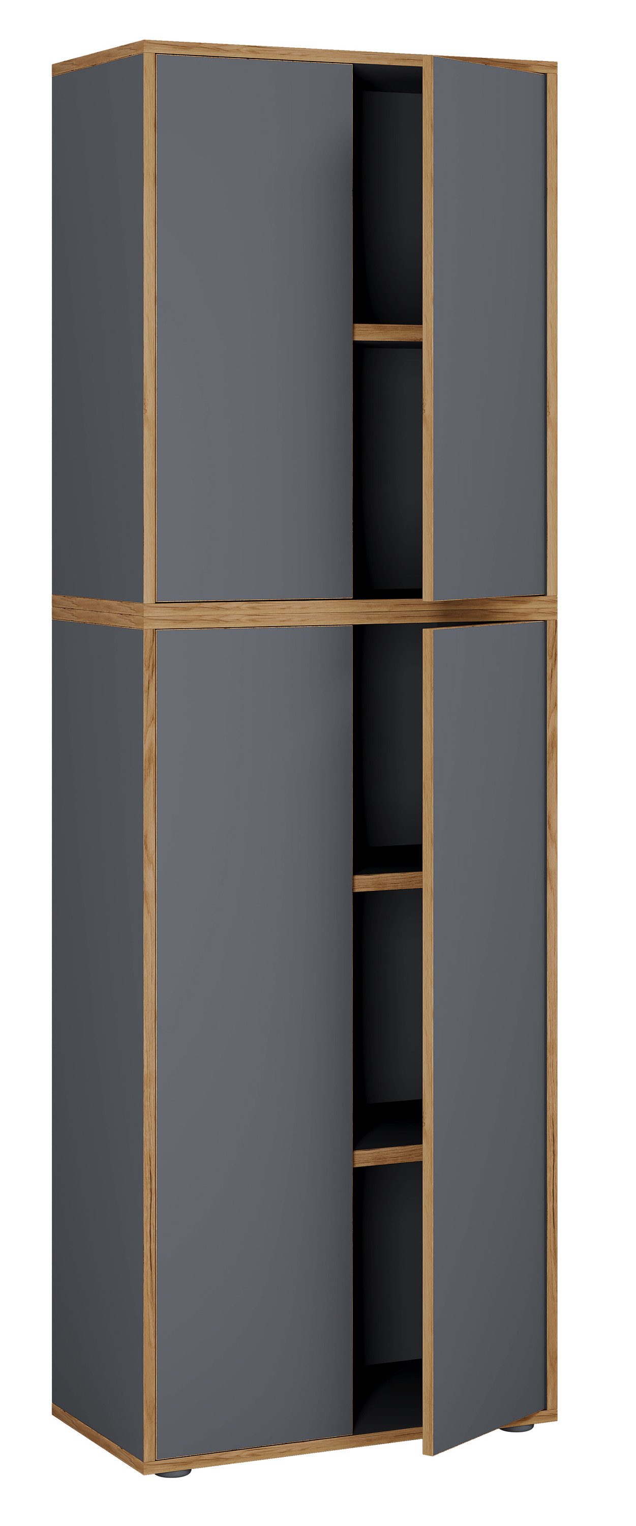 VCM Aktenschrank Büroschrank Salia mit Drehtüren H. 183 x B. 60 x