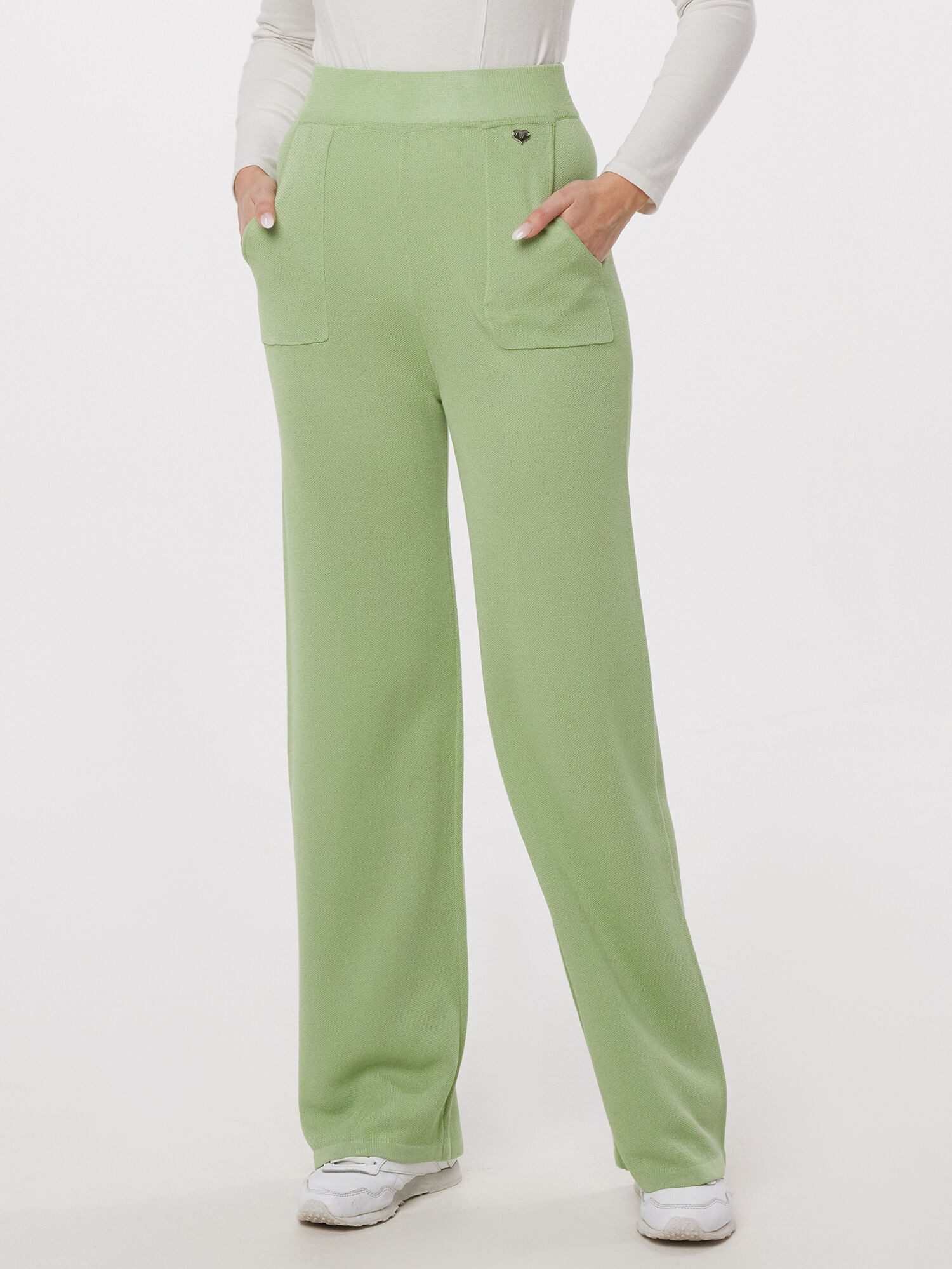 MONACO blue WEEKEND Relaxhose Palazzohose Weit im Strukturstrick günstig online kaufen