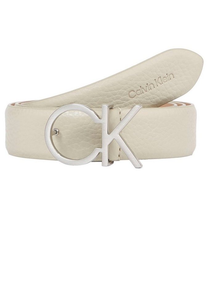 Calvin Klein Ledergürtel RE-LOCK CK LOGO BELT 30MM PBL