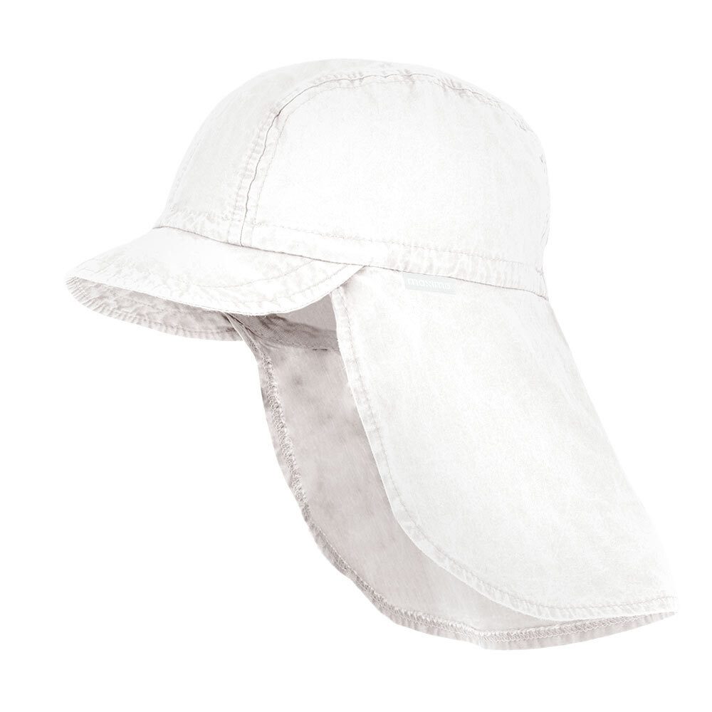 MAXIMO Schirmmütze GOTS MINI-Schildmütze, Nackenschutz, Bindeband, Waschoptik, UV (1-St)