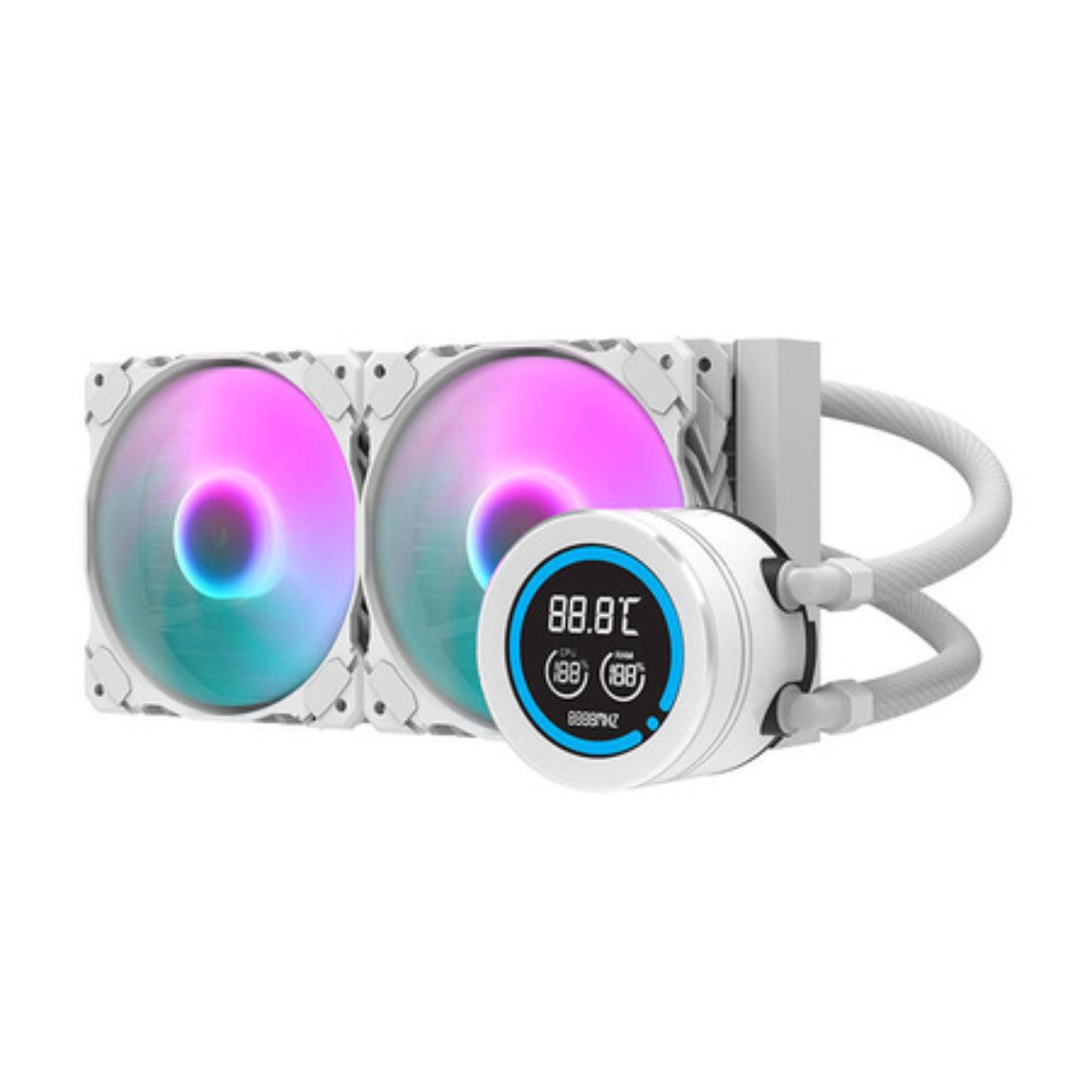 Darkflash Wasserkühlung DN-D240, LCD-Display, ARGB-Beleuchtung, Dual-Lüfter, breite Kompatibilität