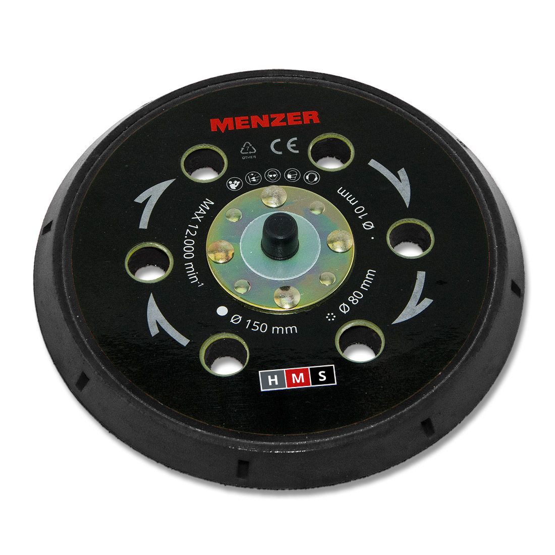 MENZER Schleifteller Multi-Loch-Schleifteller Ø 150 mm soft, 1-St., für MENZER Geräte