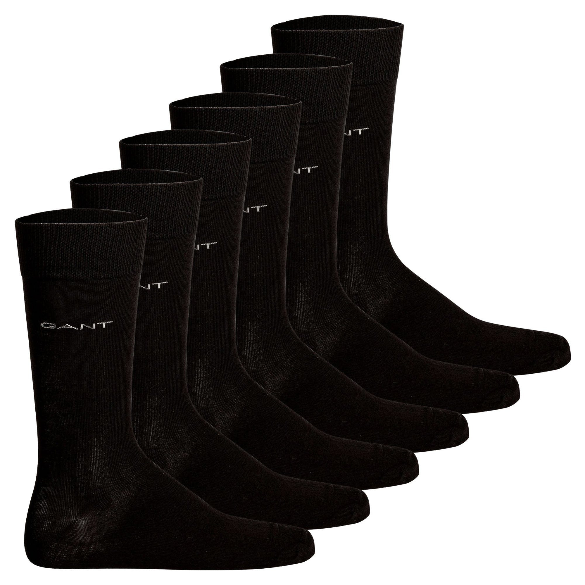 Gant Kurzsocken Herren Socken 6er Pack Baumwolle (Packung, 6er Pack)