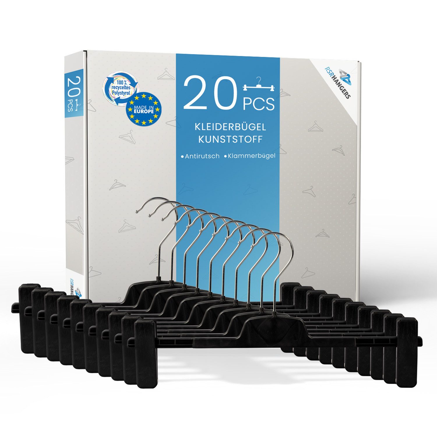 RSR Hangers Kleiderbügel Hosenbügel CL Hosenspanner günstig online kaufen