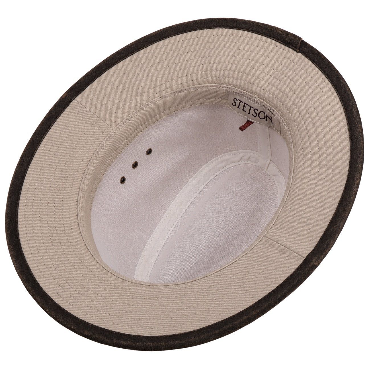 Stetson Sonnenhut (1-St) Traveller mit Lederband