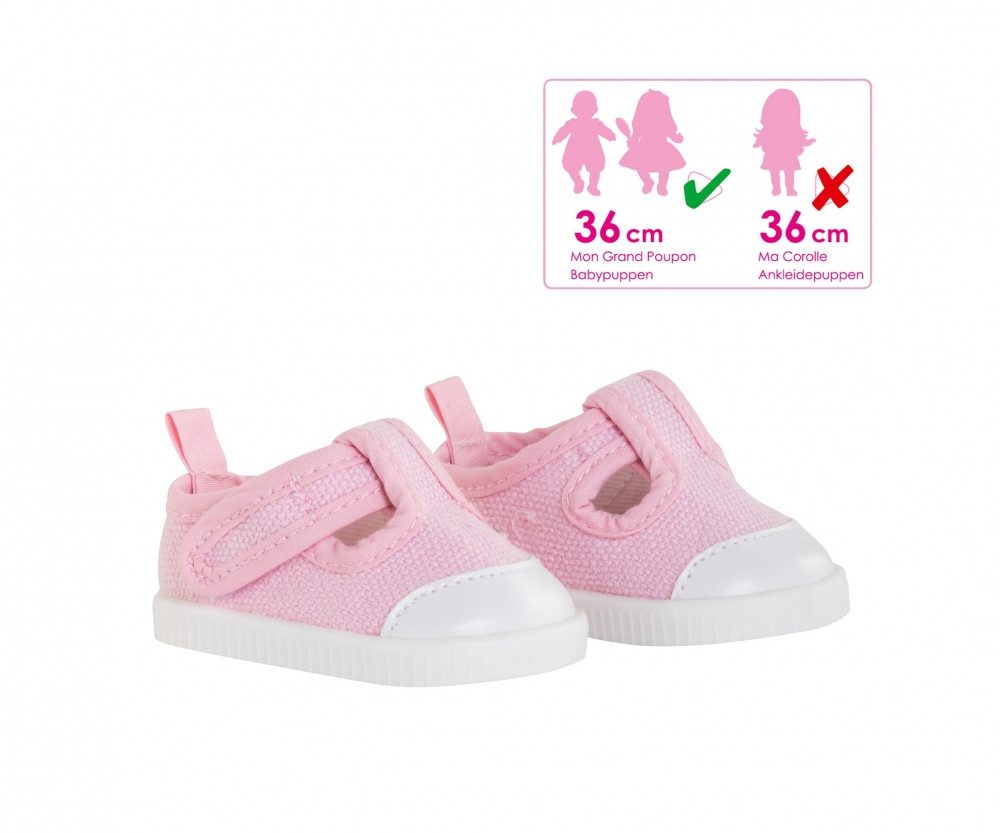 Puppen Trage Corolle MGP 36cm Sneakers - pink