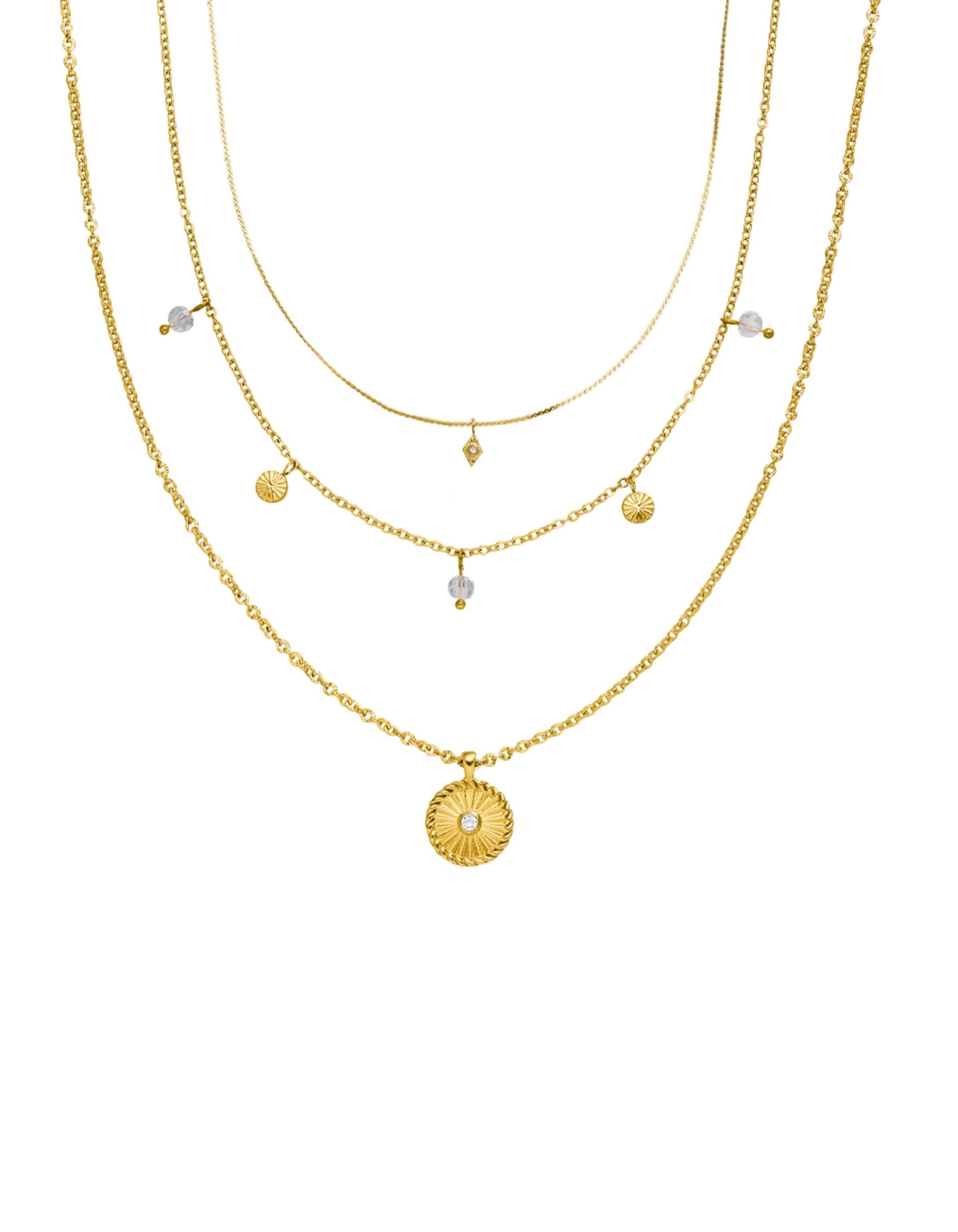 Purelei Kette mit Anhänger Kaipo (Kette, 3-tlg)
