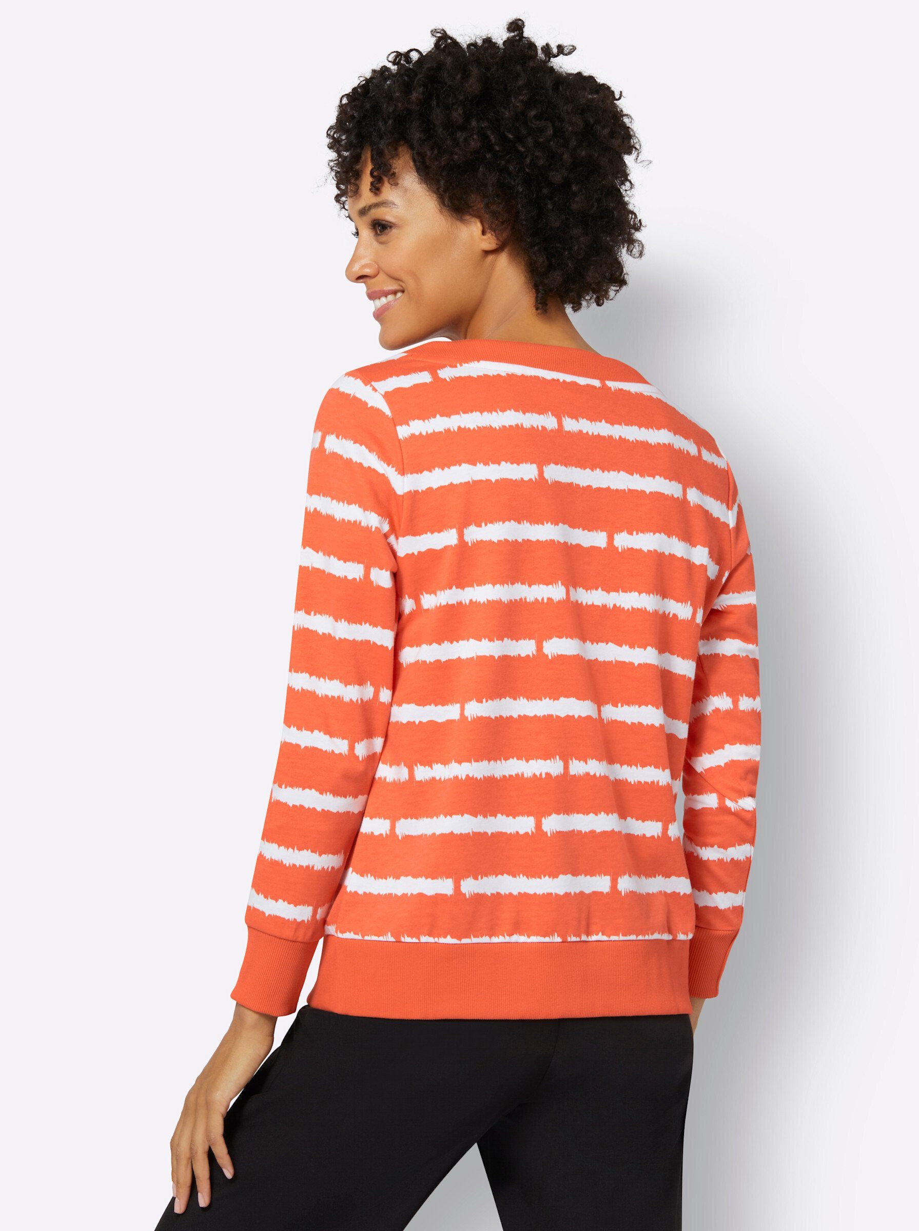 WITT WEIDEN Sweater orange-ecru