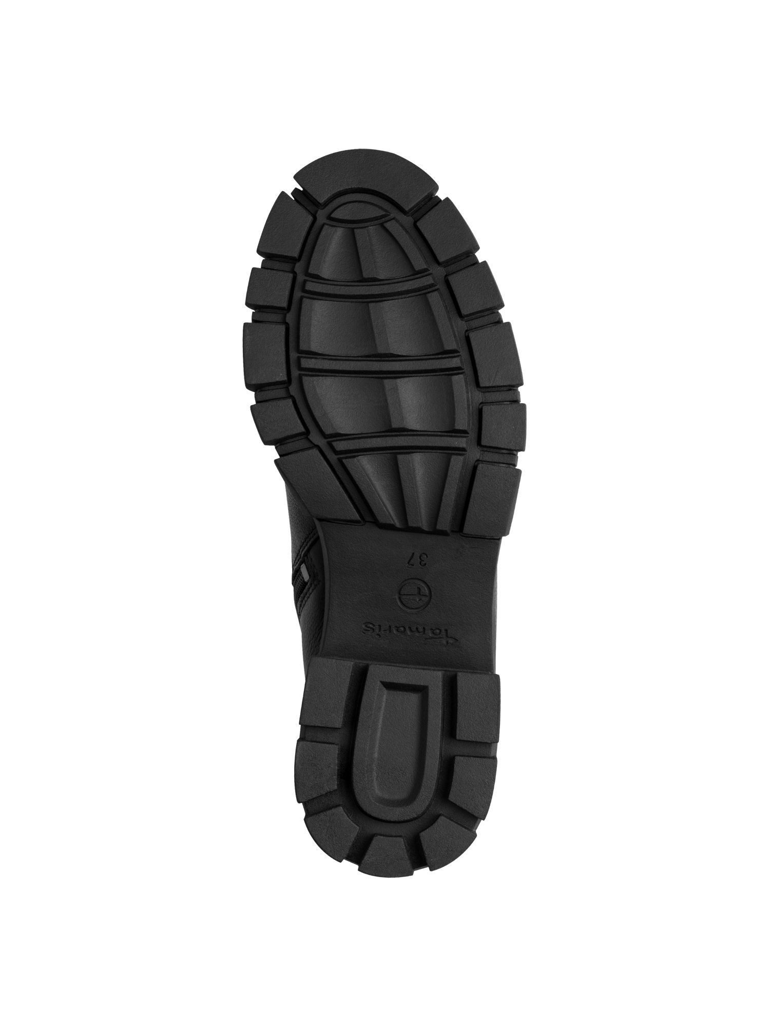 Tamaris TOUCH-IT aus Leder Blockabsatz 1-25972-45 Schnürstiefelette TOUCH-IT