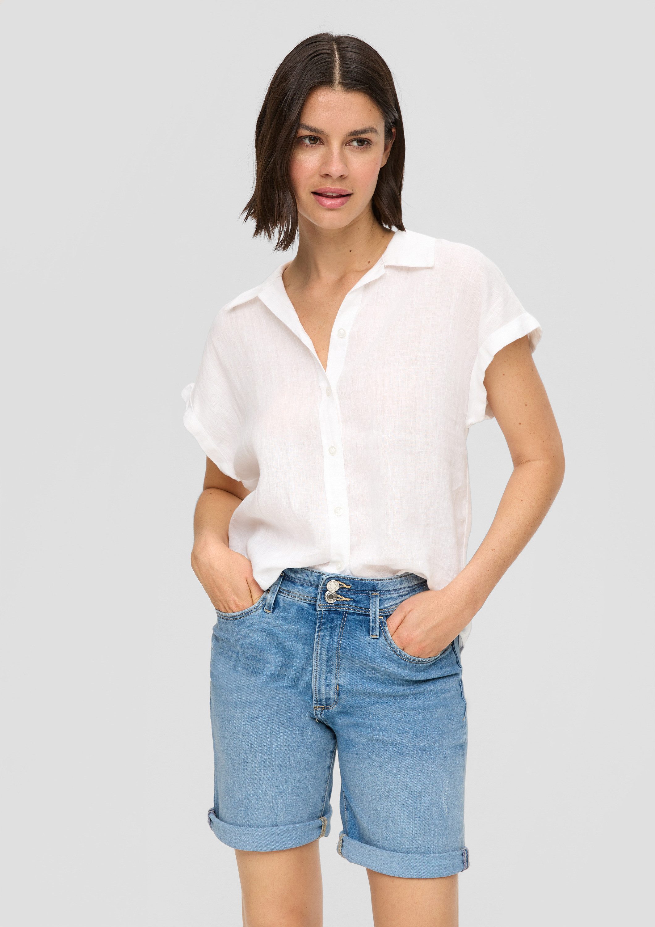 s.Oliver Jeansshorts Jeans-Bermuda BETSY Bermuda Jeans Betsy / Regular Fit / Mid Rise / Straight Leg