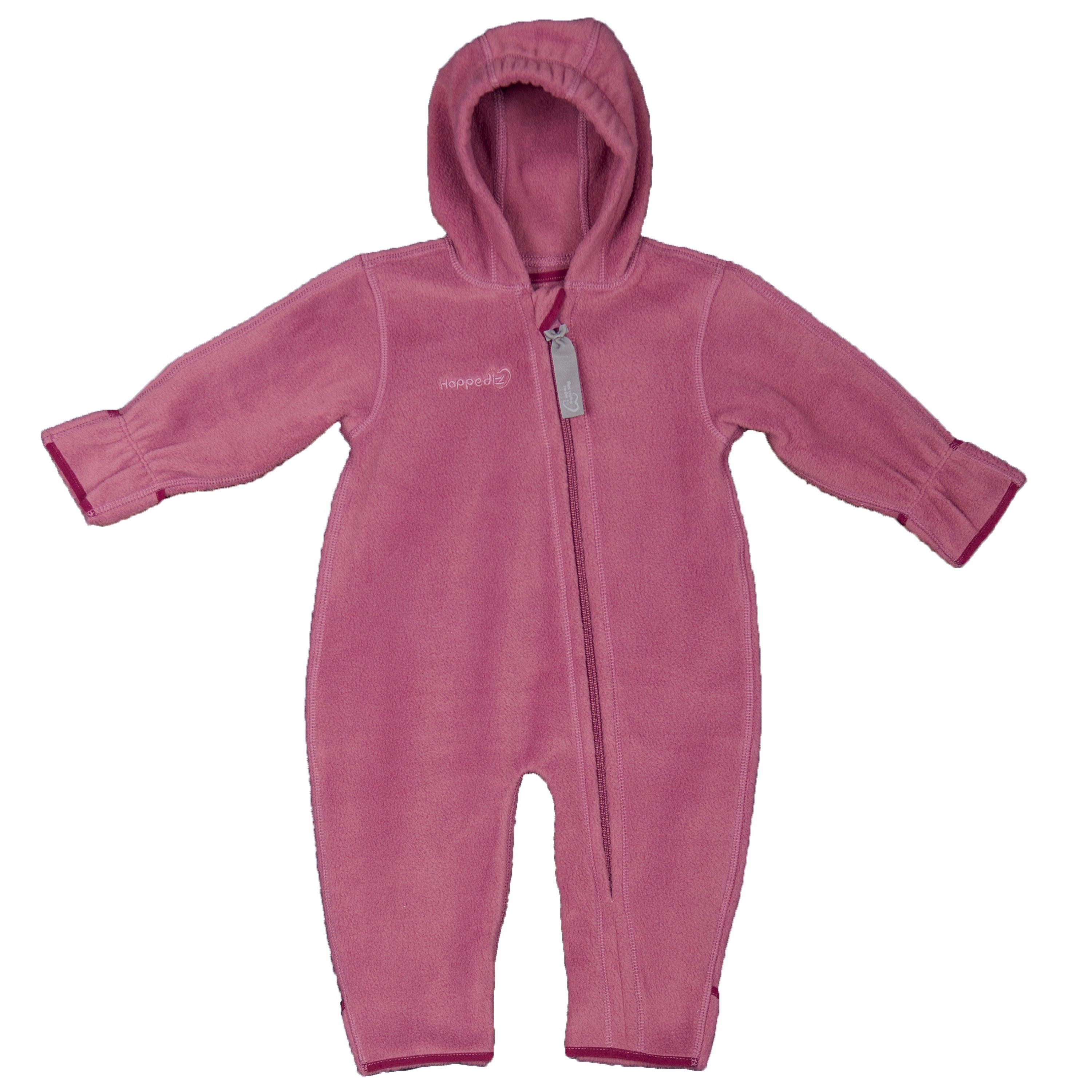 Hoppediz Fleeceoverall Fleece-Overall mit Umschlagbündchen