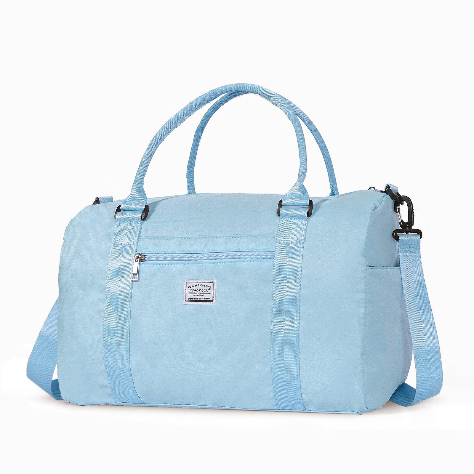 TAN.TOMI Sporttasche Sport Duffel Bag Damen Handgepack fur Ryanair Cabin Bag Sporttasche mit Nassfach Schuhfach Reisetasche Handgepack Tasche fur Flugzeug Abnehmbare und verstellbare Schultergurte fur...