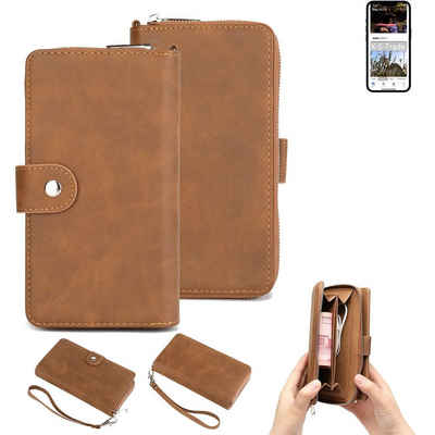 K-S-Trade Handyhülle für Apple iPhone 13 Pro, Handyhülle Schutzhülle & Portemonnee Tasche Handytasche Case Etui