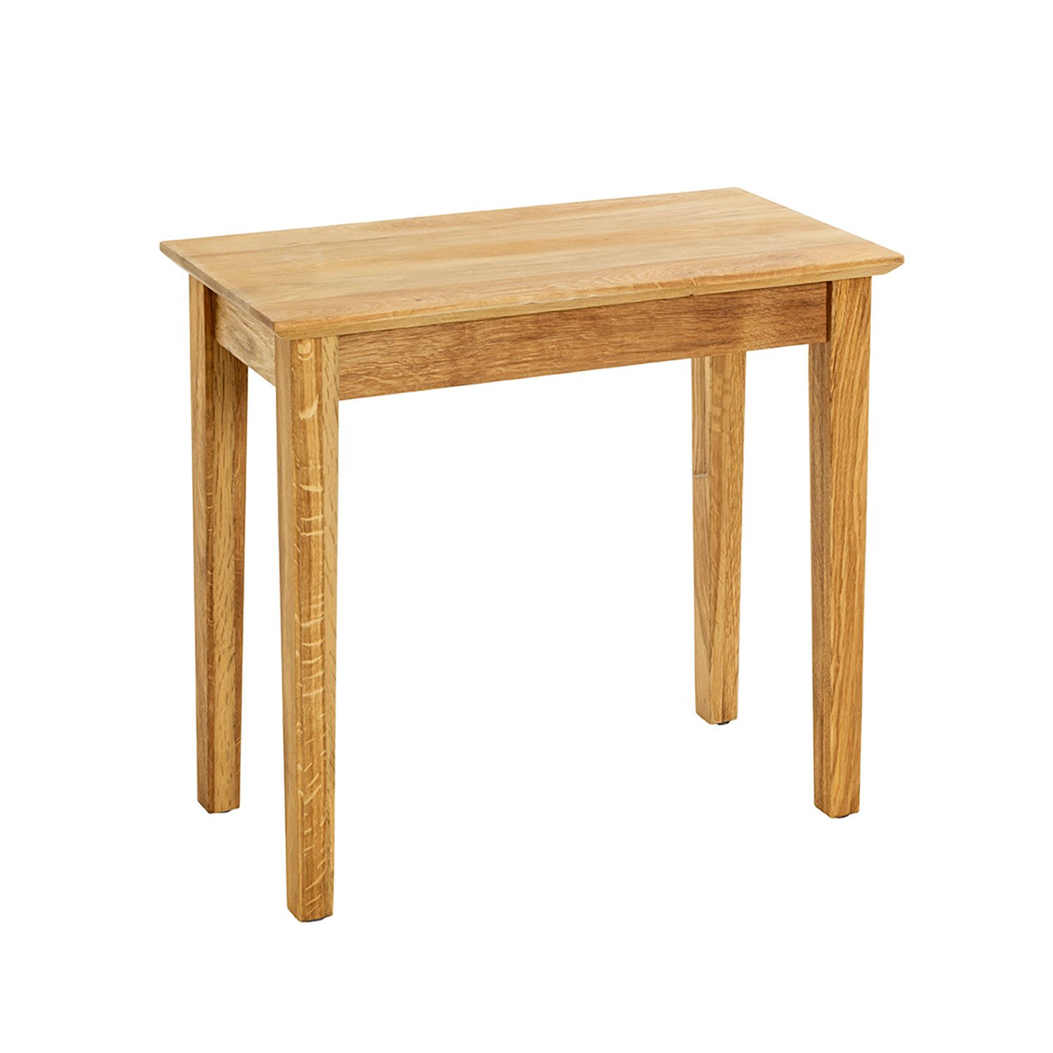 Beistelltisch Tisch - eiche - Massivholz - H. 52cm x B. 56cm - Sofatisch - Deko
