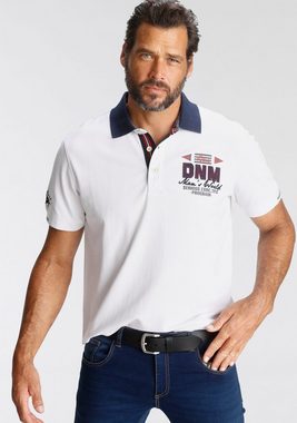 Man's World Poloshirt in Piqué-Qualität mit Kontrastkragen
