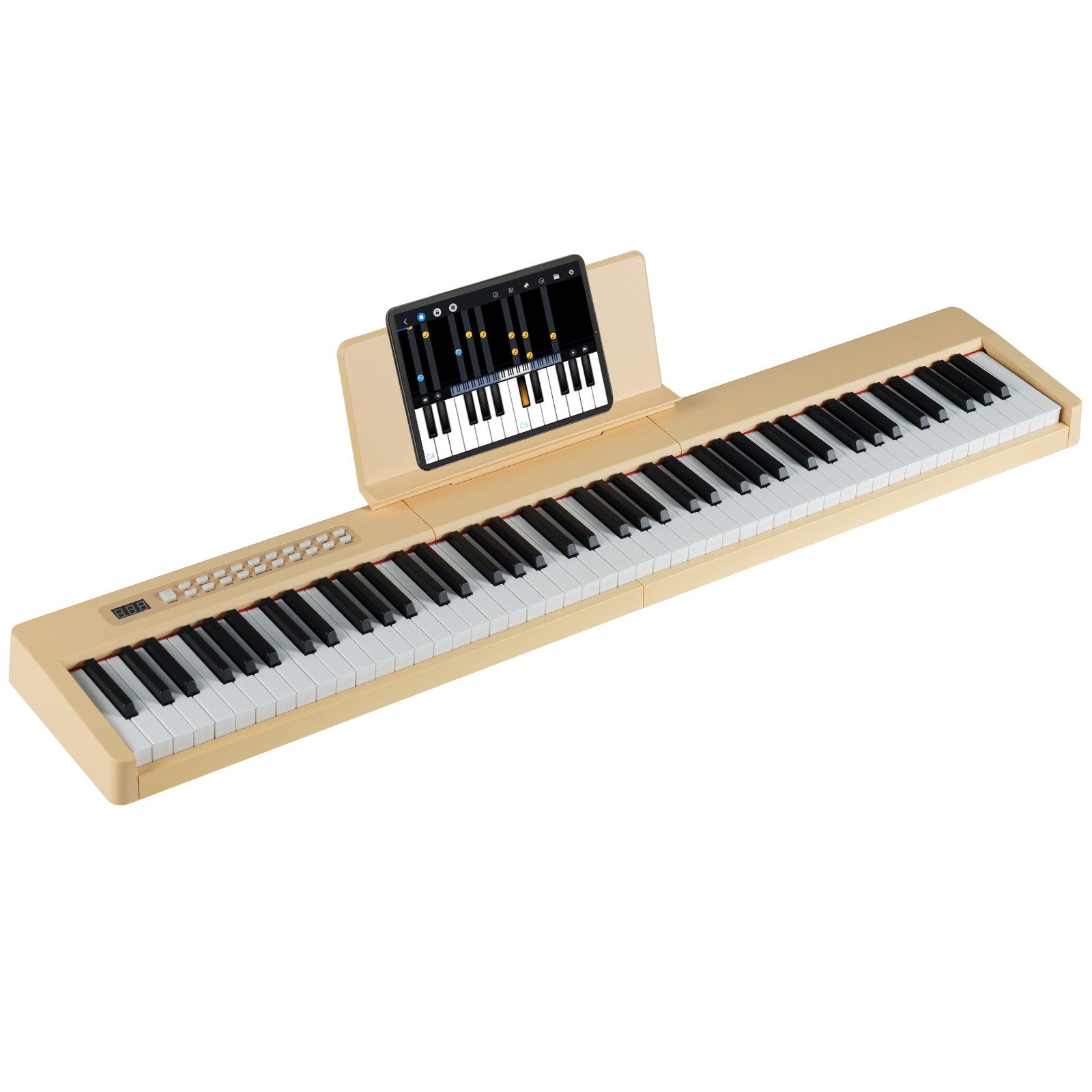 COSTWAY Home-Keyboard (1-St), E-Piano, digitales Klavier, mit MIDI, Sustain Pedal
