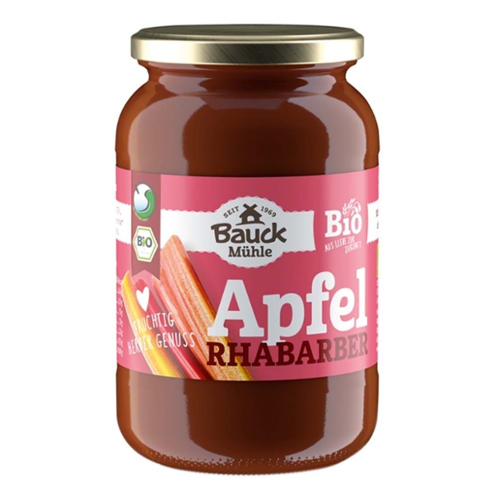 Bauck Mühle Fertiggericht Apfel - Rhabarber Mus 360g
