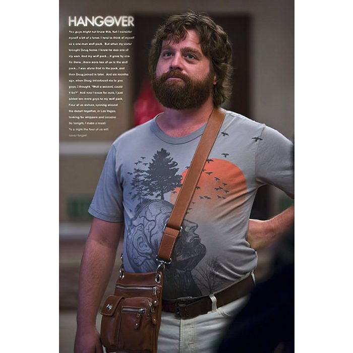 Close Up Poster The Hangover Poster One Man Wolf Pack 61 x 91 5 cm