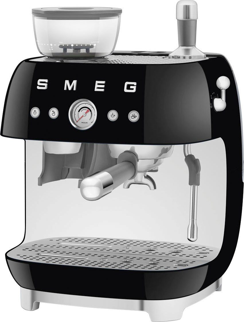 Smeg Espressomaschine EGF03BLEU, mit integrierter Kaffeemühle