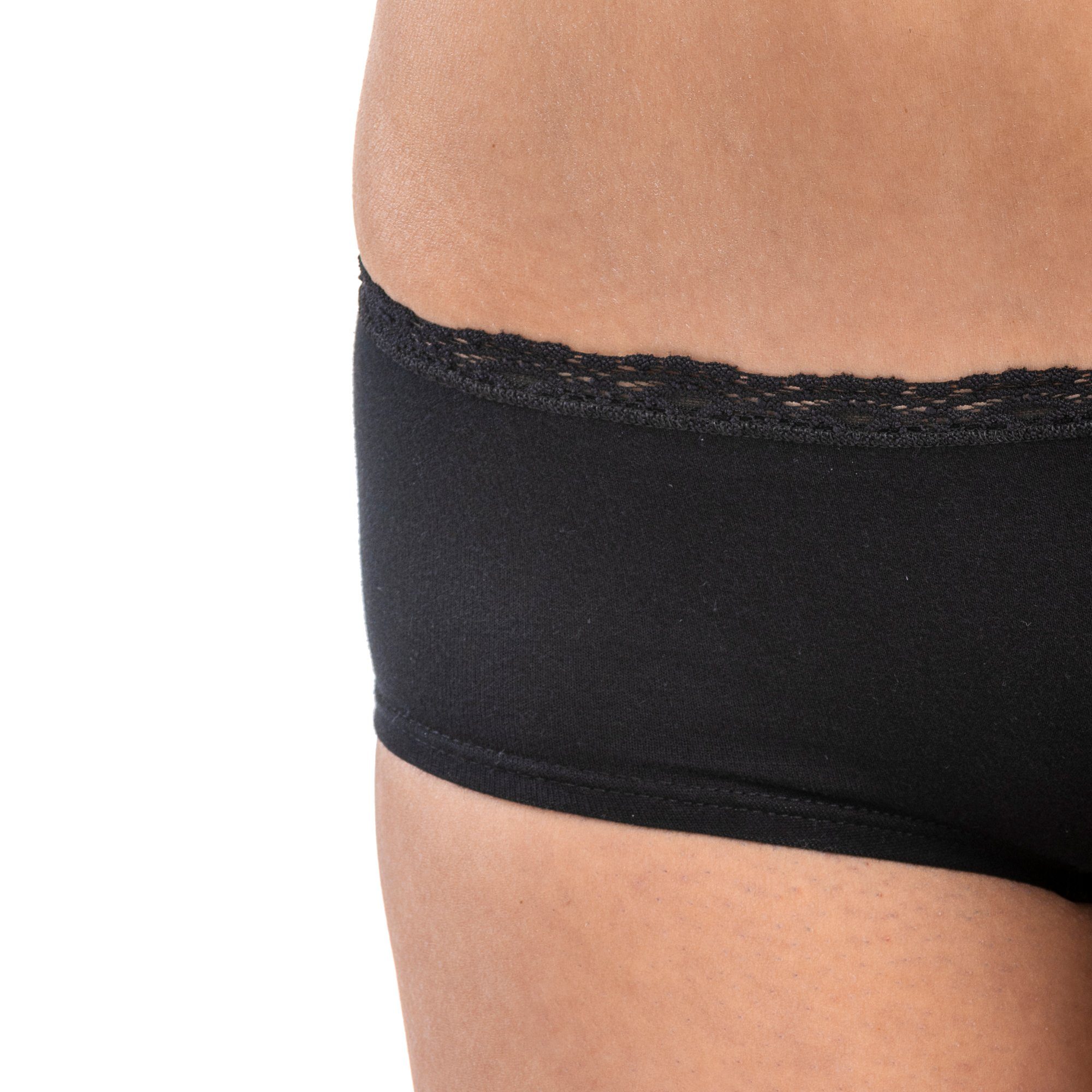 HERMKO Panty 5790 Panty mit Spitzen, Bio-Baumwolle/Elastan, keine Gummiabschlüsse – Bild 2 von 4
