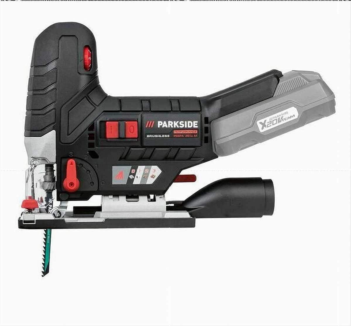 PARKSIDE PERFORMANCE® Akku-Stichsäge PSSPA 20-Li Akku-Stichsäge X 20 V Team Akku 2.0 Ah Ladegerät