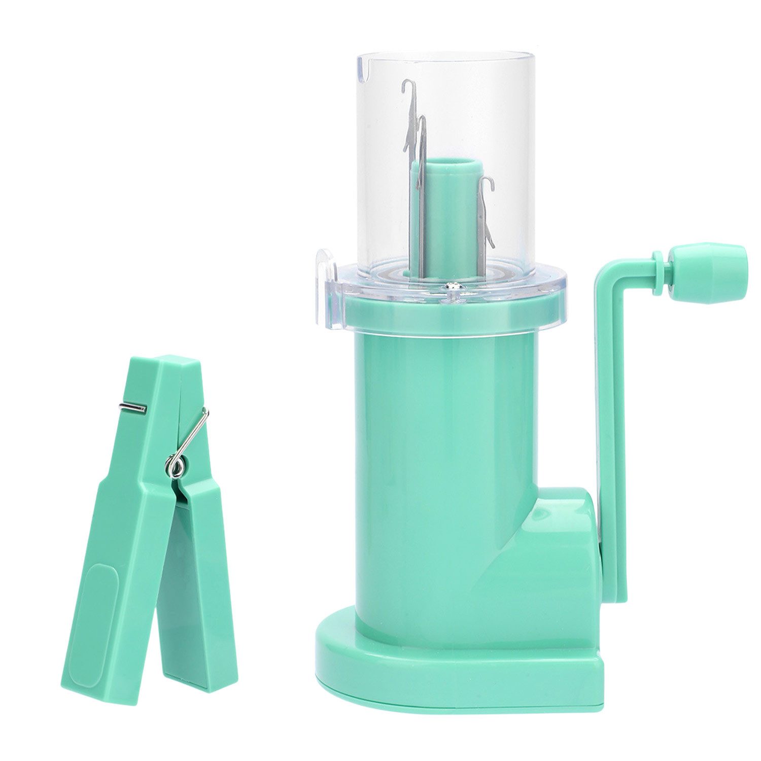 Refttenw Strickmaschine Mini Handbetriebene Strickmühle Maschine,Handstrickmaschine