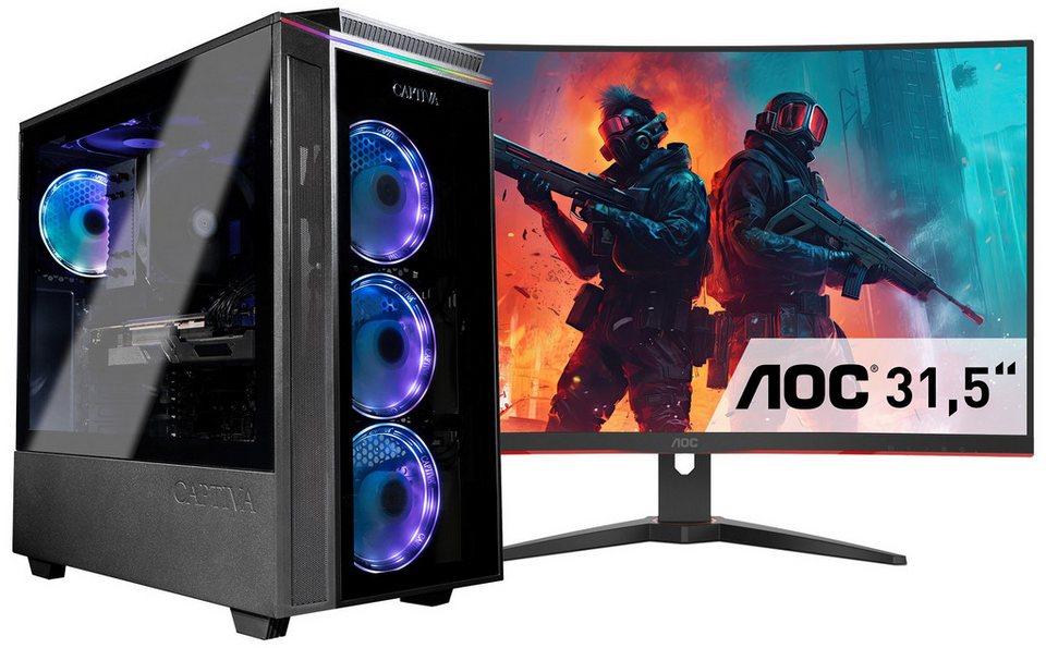CAPTIVA Highend Gaming R82-932 TFT Bundle Gaming-PC-Komplettsystem (31 ...