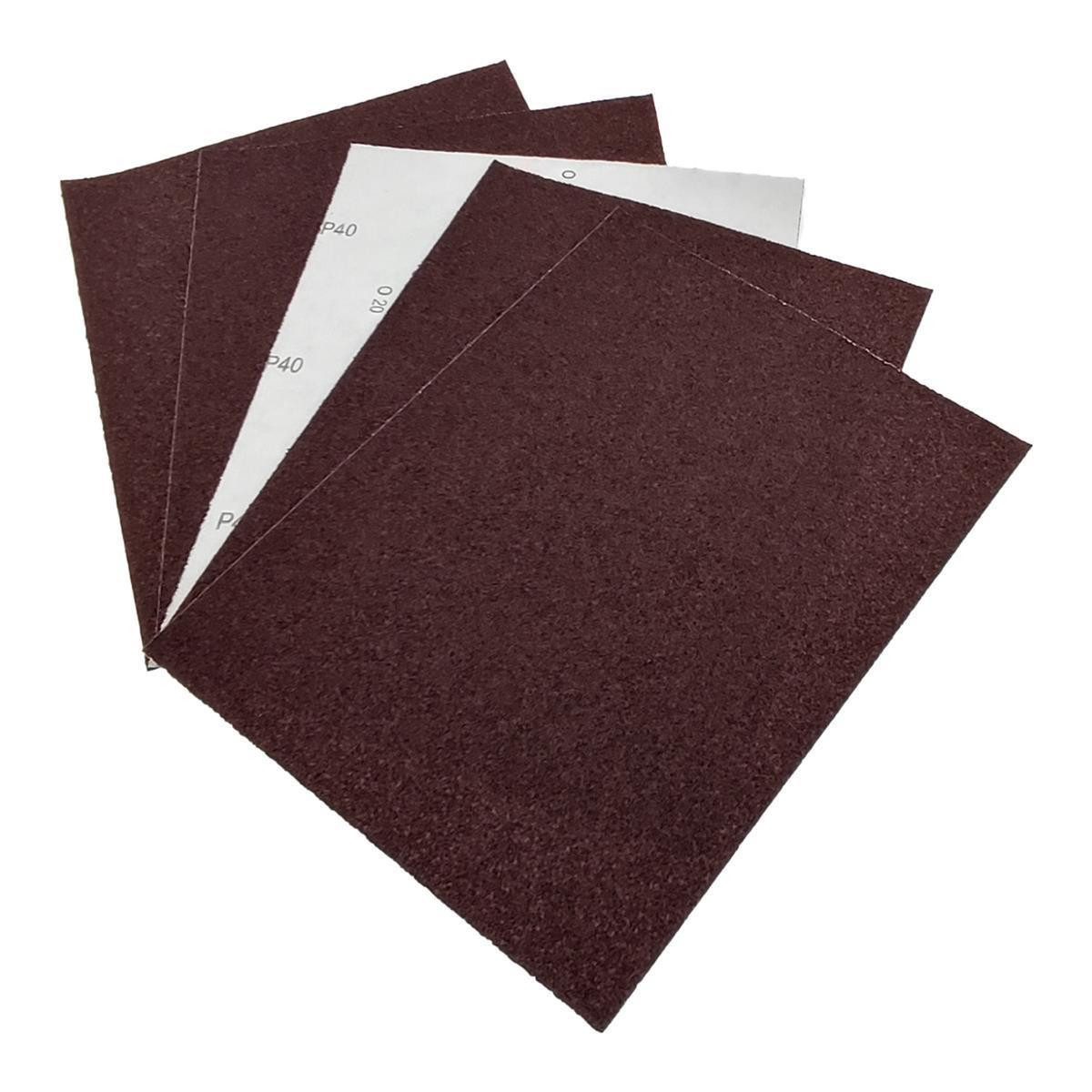 varivendo Schleifpapier 15 er Set Schleifpapier Aluminiumoxid 230/280, (Set, 15 St., Schleifpapier), Schleifbogen Schleifstreifen Schmirgelpapier Sandpapier Schleifmittel