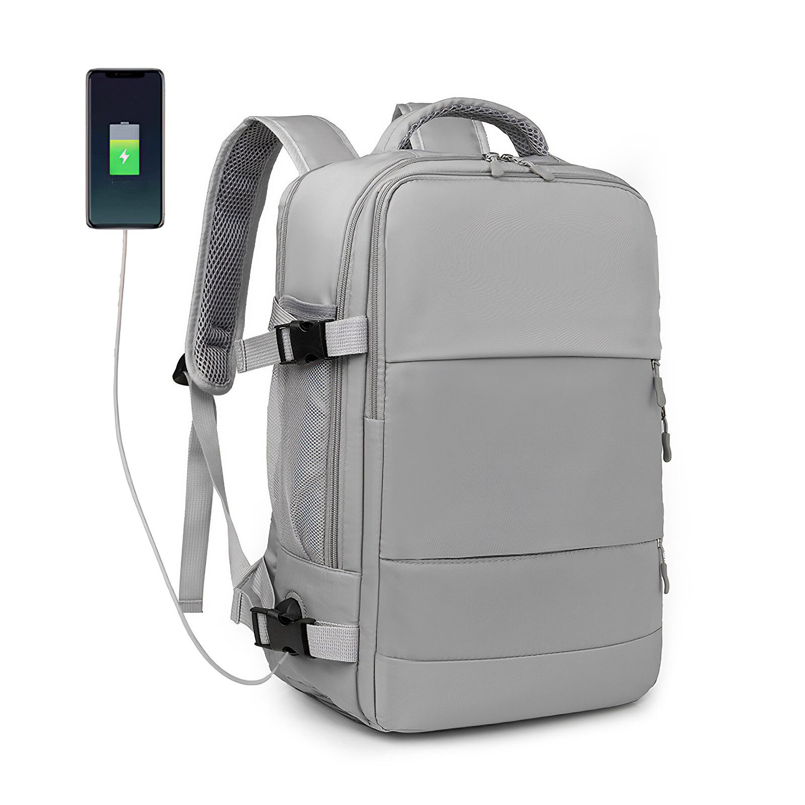 BBWL Packsack Großer Reiserucksack mit USB-Anschluss, 15,6-Zoll-Laptopfach günstig online kaufen