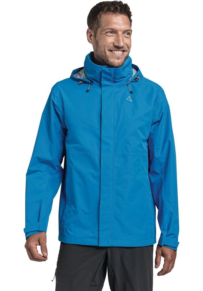 Schöffel Regenjacke Gmund (wasserdicht, winddicht und atmungsaktiv) hellblau Herren