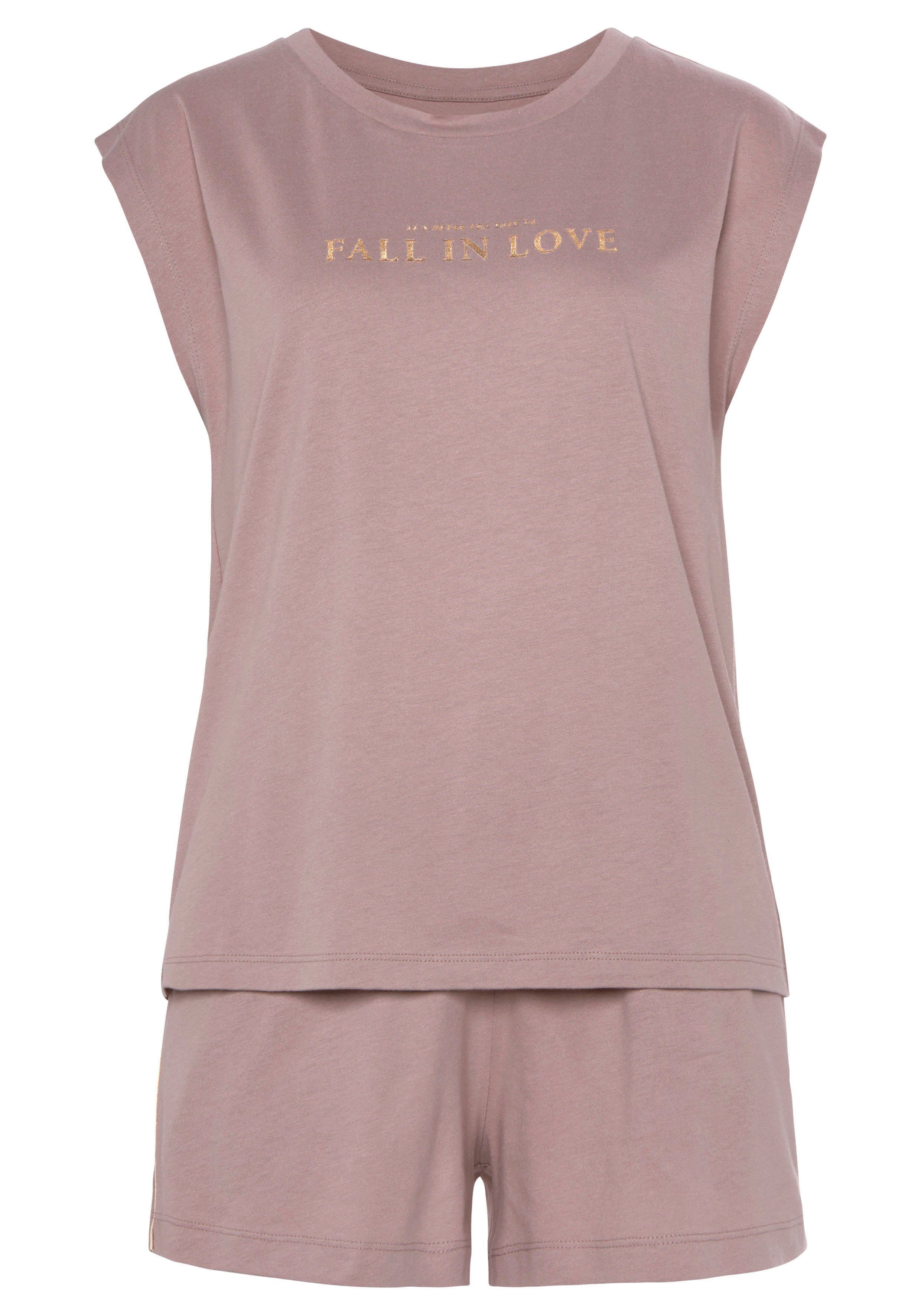 Vivance Dreams Shorty (Set, 2 tlg) mit schönem Foildruck günstig online kaufen