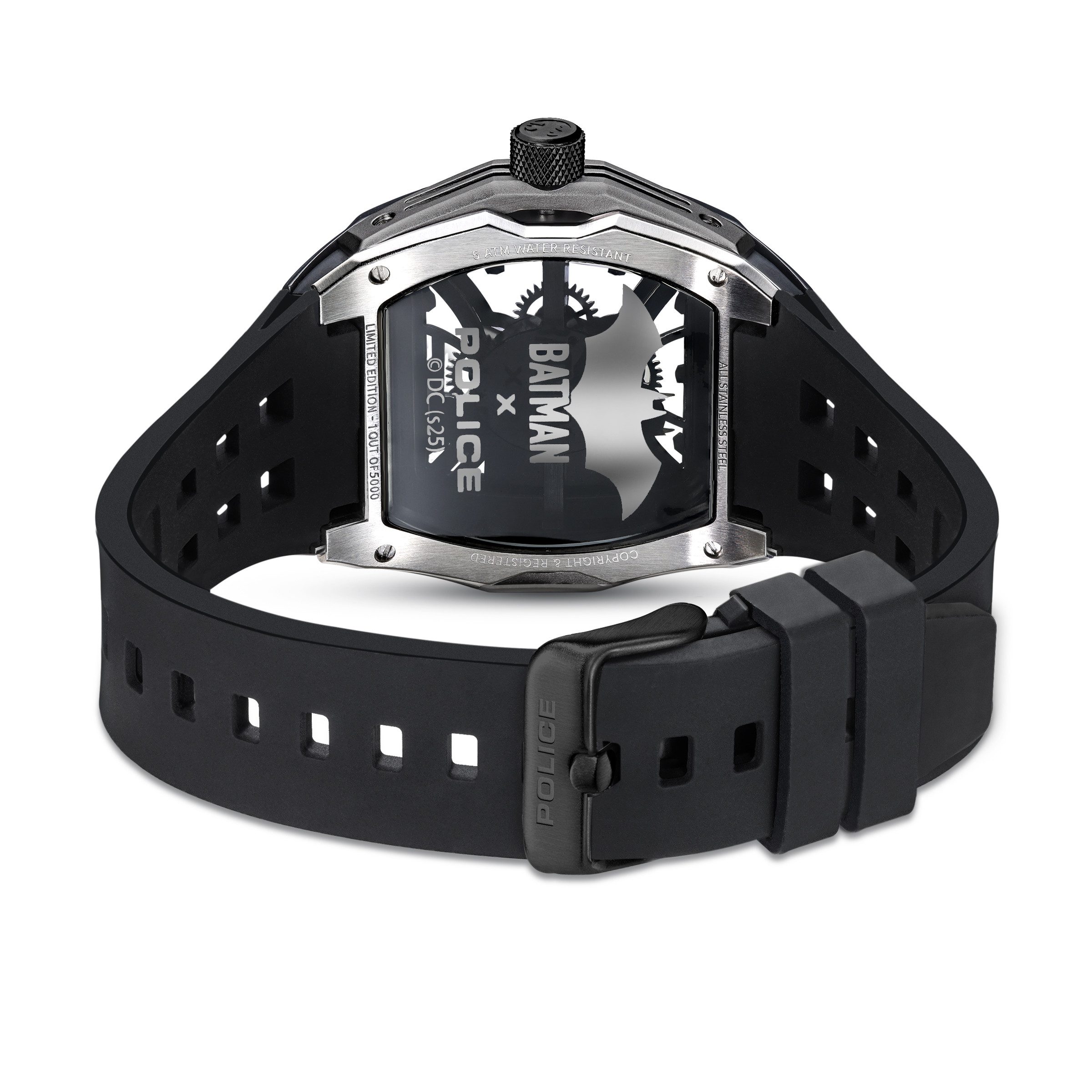 Police Quarzuhr Gotham PEWGM0075301, Armbanduhr, Herrenuhr, Silikonarmband, analog