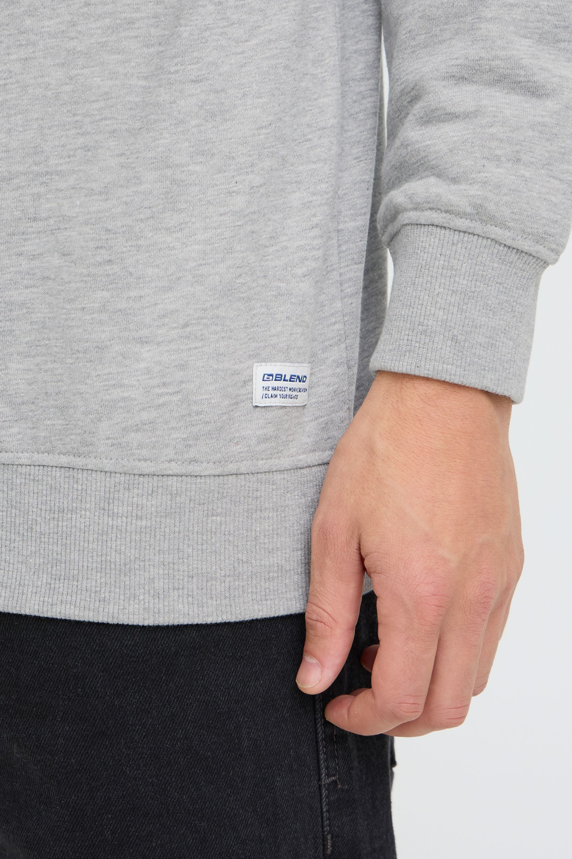 Blend Longpullover BHBriso Klassischer Sweat-Troyer