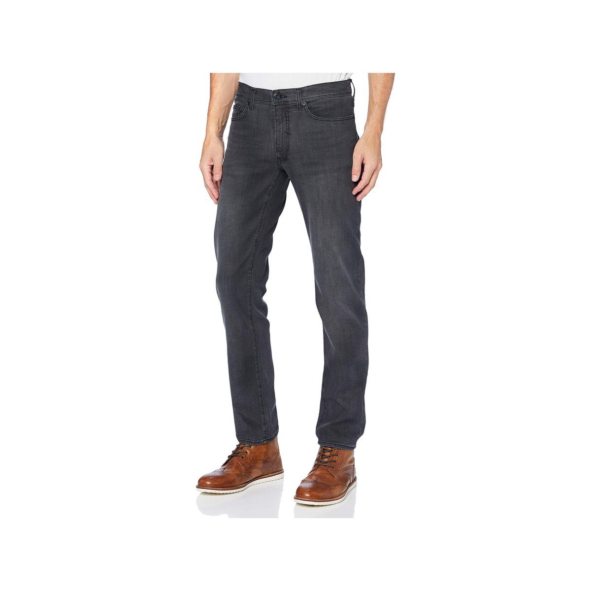 (1-tlg) regular Straight-Jeans schwarz Brax