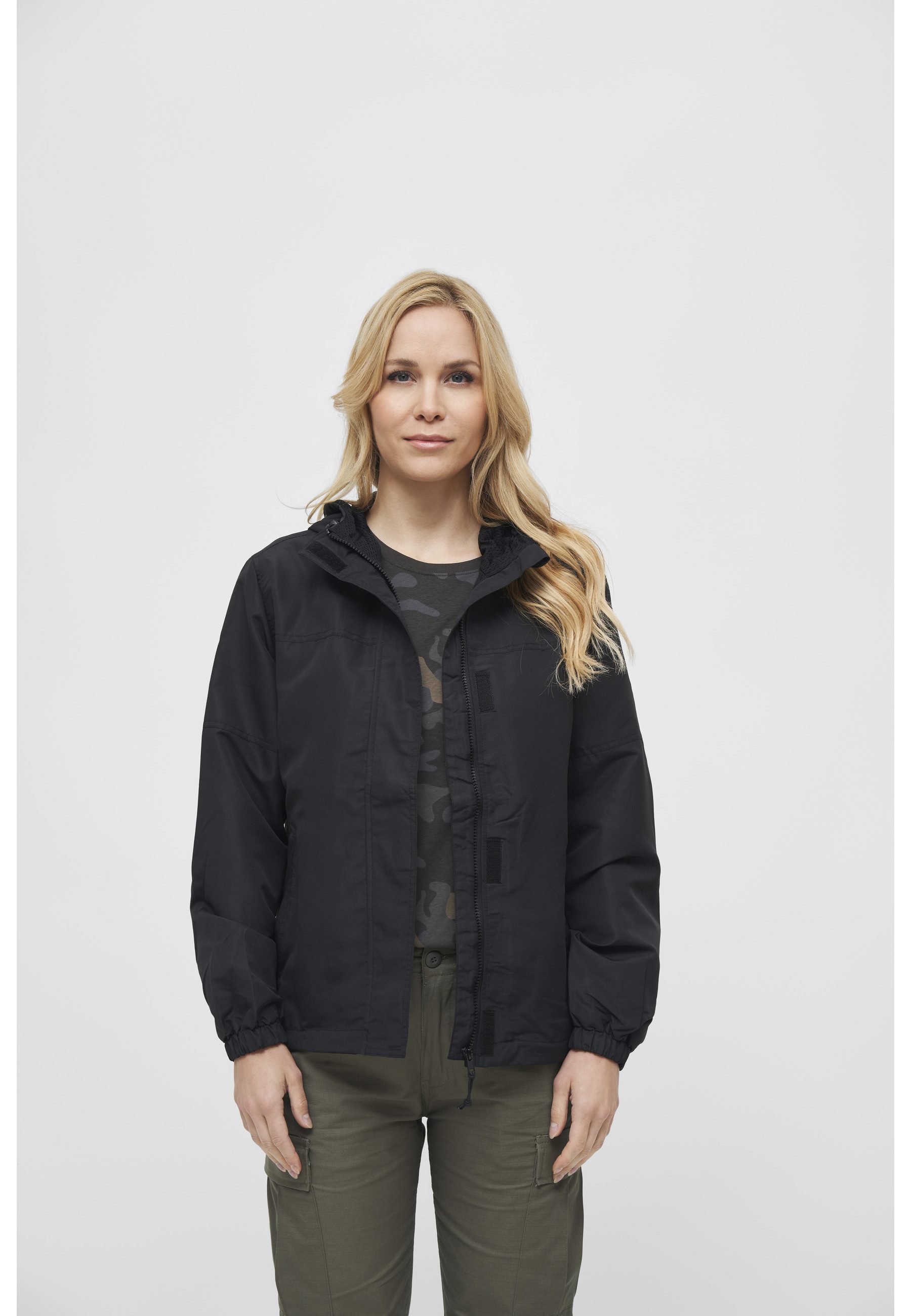 Brandit Allwetterjacke Brandit Damen Ladies Summer Windbreaker Frontzip (1-St)