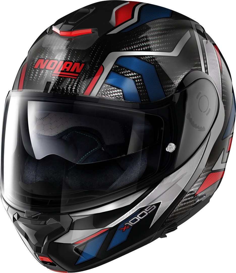 Motorradhelm X-1005 Ultra Carbon Sandglas N-Com Klapphelm