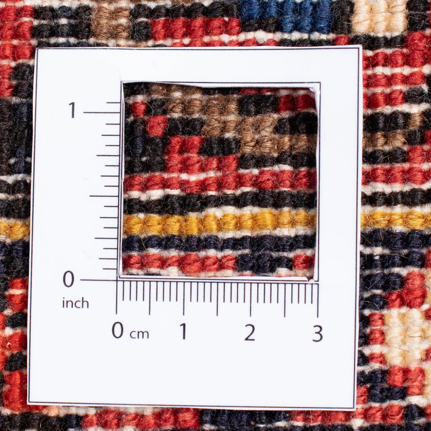 x Wollteppich morgenland, Höhe: Bachtiar cm, 10 Unikat mm, mit scuro 360 Zertifikat Rosso Medaillon rechteckig, 268