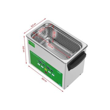 Ulsonix Ultraschallreiniger Ultraschallreiniger Ultraschallreinigungsgerät Edelstahl Memory 80 W