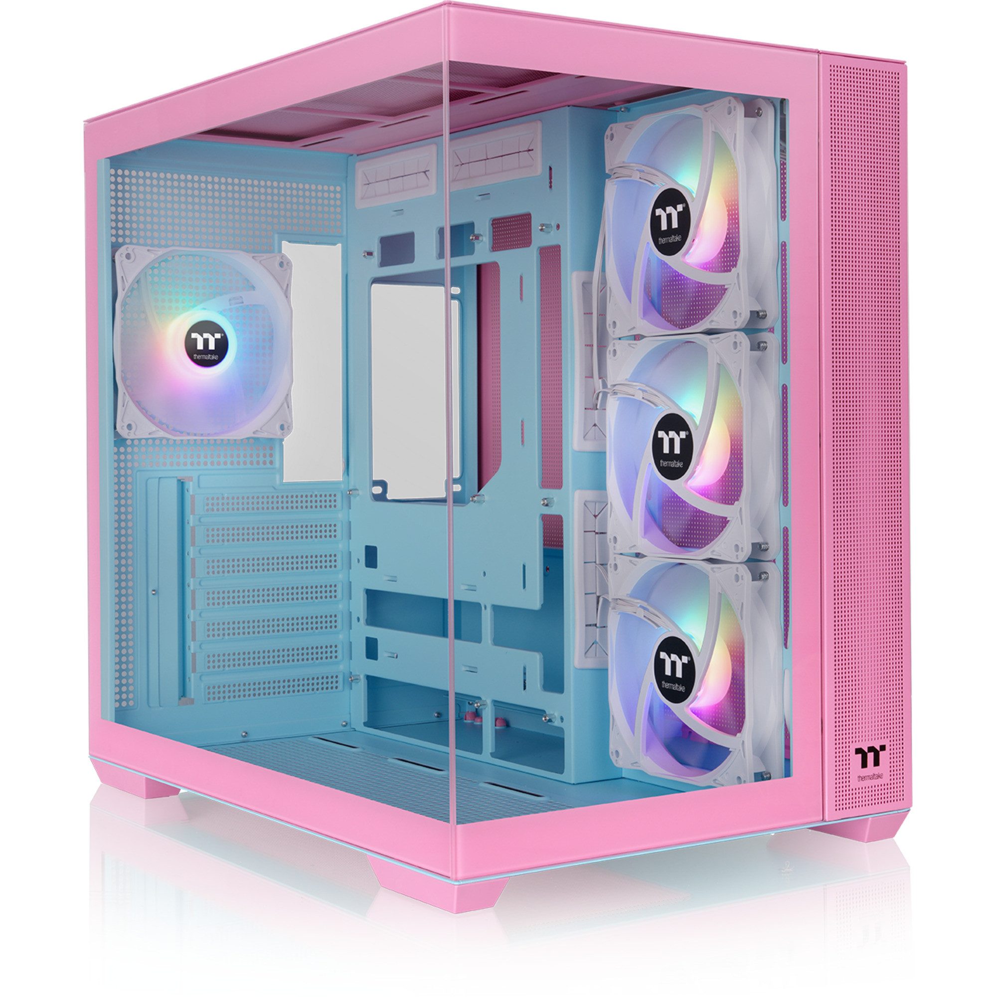 Thermaltake PC-Gehäuse Thermaltake View 380 TG ARGB Bubble Pink