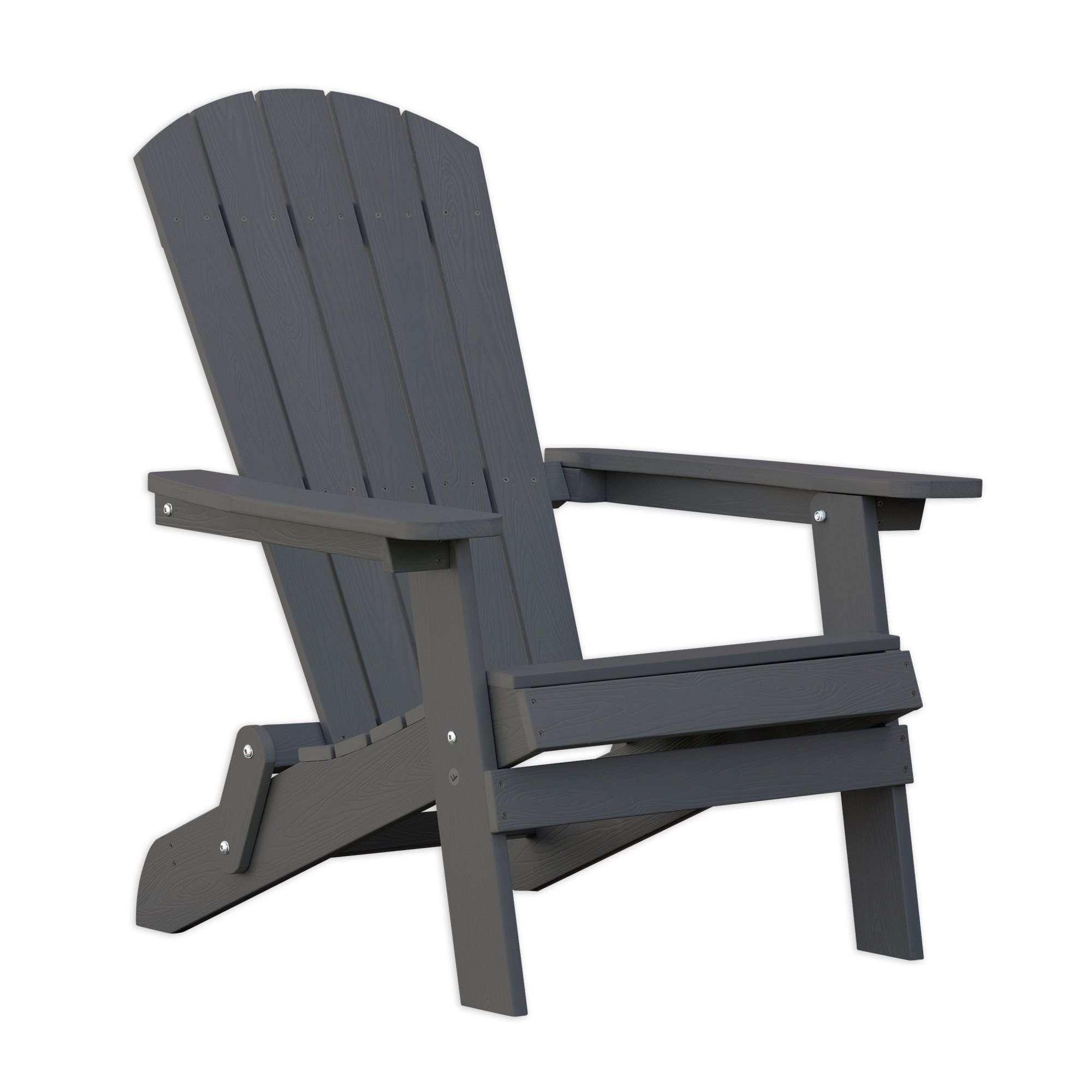 ® WPC Stuhl Set) Adirondack Verbundstoff Gartenstuhl/Sessel klappbar Endorphin aus (kein