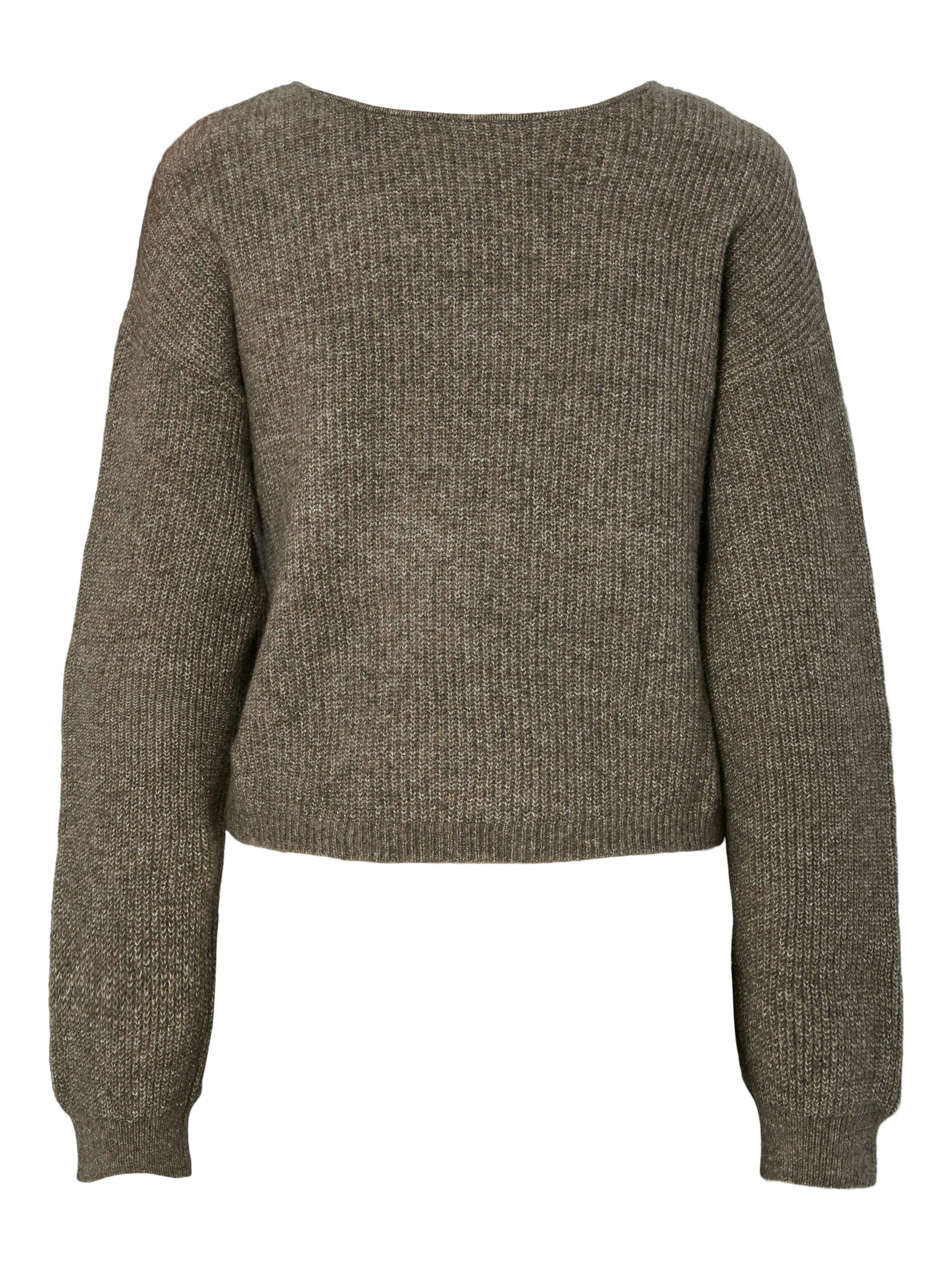 pieces Wickelpullover PCSILLY LS REV WRAP KNIT NOOS BC im Wickeldesign